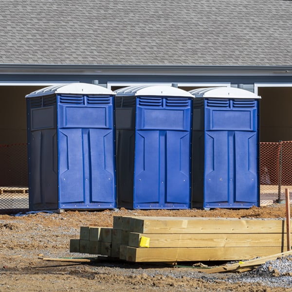 how can i report damages or issues with the porta potties during my rental period in Spiritwood ND
